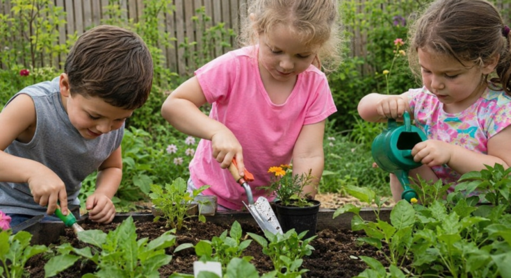 How Gardening Can Teach Children About Nature and Healthy Living